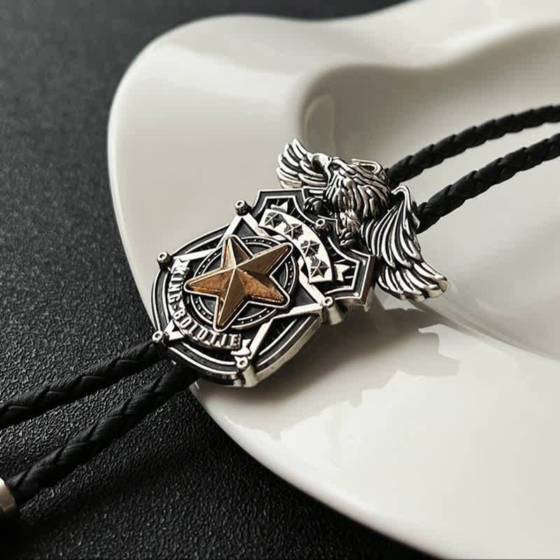 Eagle Star Western Personalisierte Bolo Krawatte