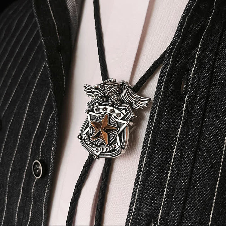 Eagle Star Western Personalisierte Bolo Krawatte
