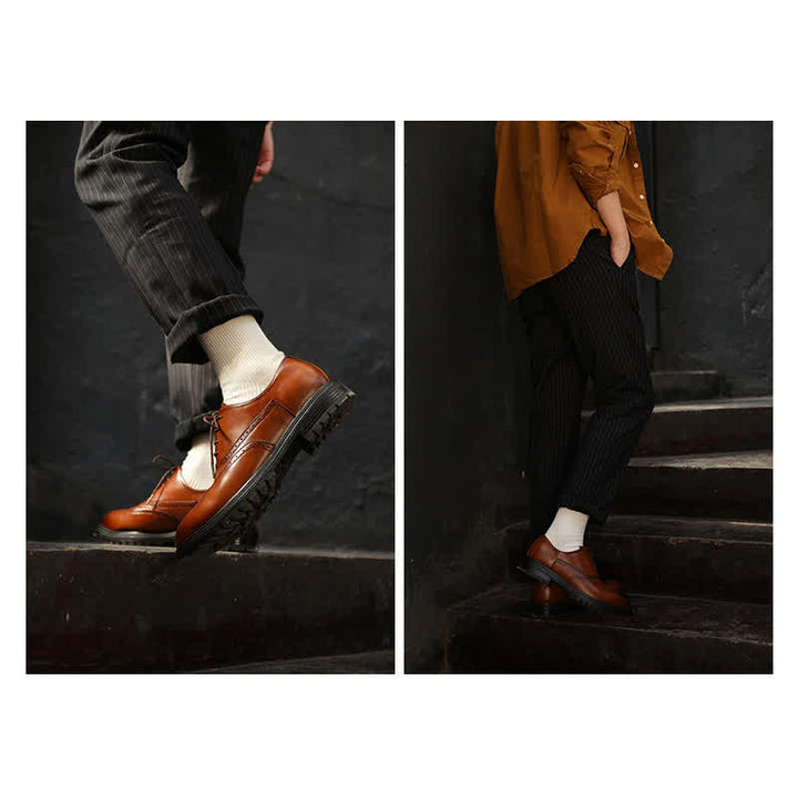 Gemütliche Herren-Baumwollsocken in Unitönen mit Rippenmuster