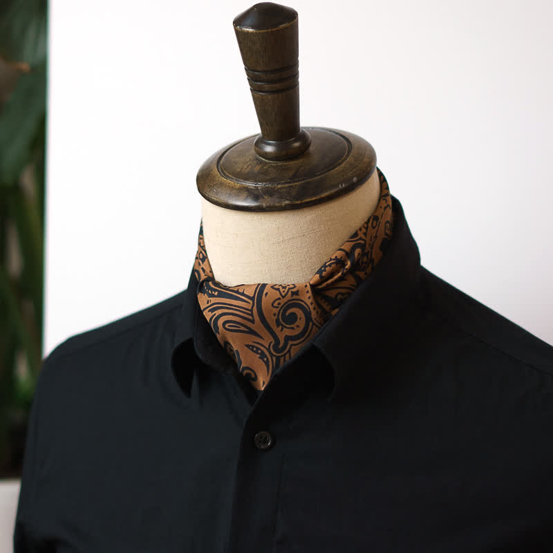 Retro Paisley-Muster Quadratisches Tuch mit Schaltuch-Schnalle