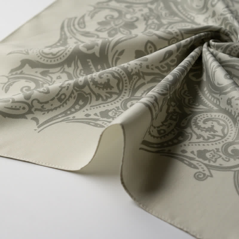 Retro Paisley-Muster Quadratisches Tuch mit Schaltuch-Schnalle