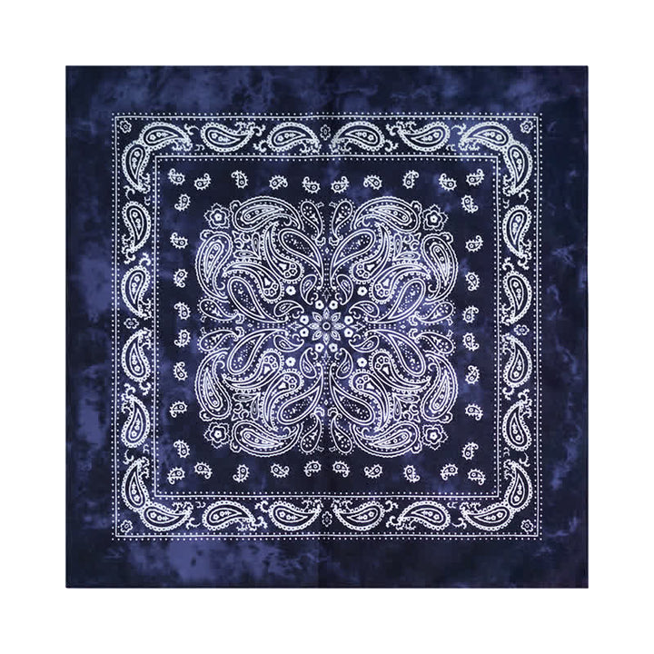 Paisley-Säurewasch-Quadratschal mit Schalschnalle