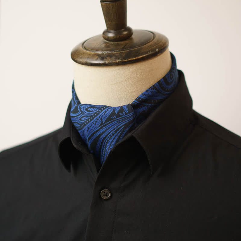 Exotisches Paisley-bedrucktes quadratisches Halstuch mit Schalschnalle - image 7