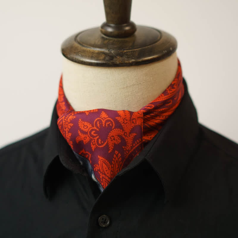 Exotisches Paisley-bedrucktes quadratisches Halstuch mit Schalschnalle