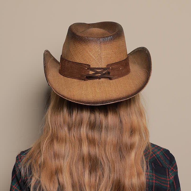 Cowboyhut mit Blumenmuster, Westernhut, Cowboy ...