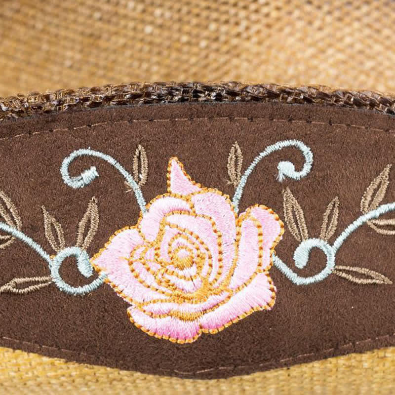Pink Flower Western Party Cowgirl Cowboy Strohhut - image 6