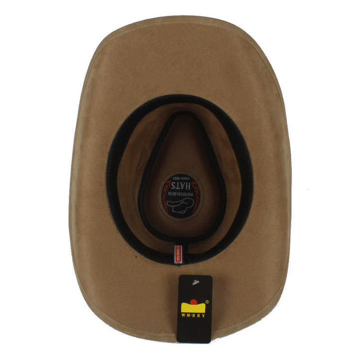 Dunkel Khaki Outdoor Wide Brim Western Cowboy Hut - image 8