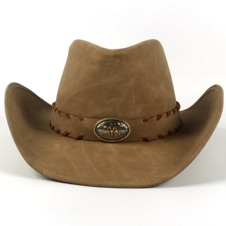 Dunkel Khaki Outdoor Wide Brim Western Cowboy Hut - image 4