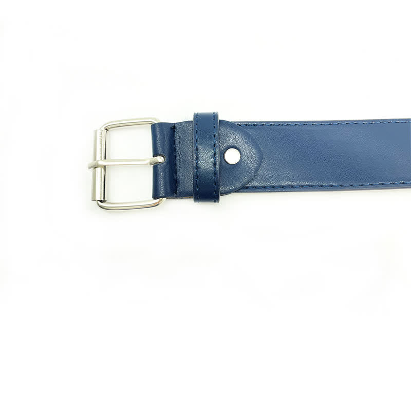 Stylischer Punk-Nieten-Dekor-Ledergürtel