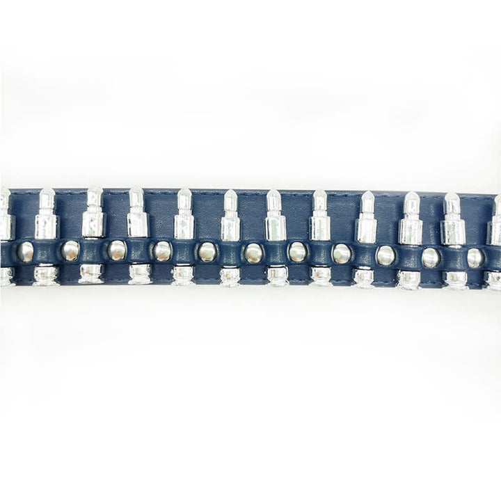 Stylischer Punk-Nieten-Dekor-Ledergürtel
