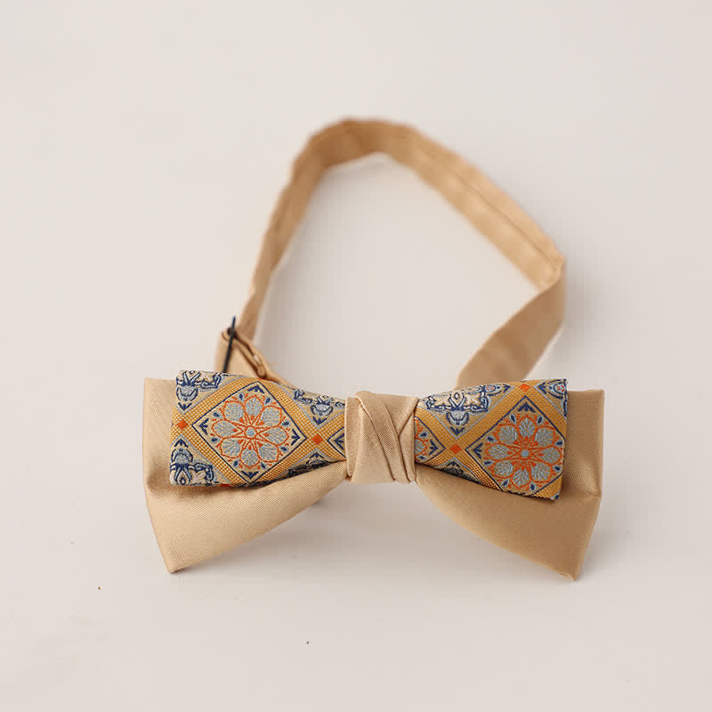 Männlicher einzigartiger zweilagiger Patchwork-Blumenfliege