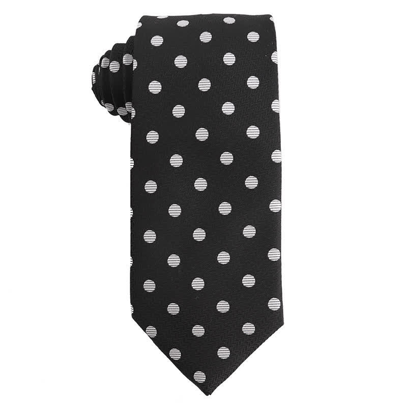 Herren Schwarz-Weiß Serie Abendkleid Accessoires Krawatte