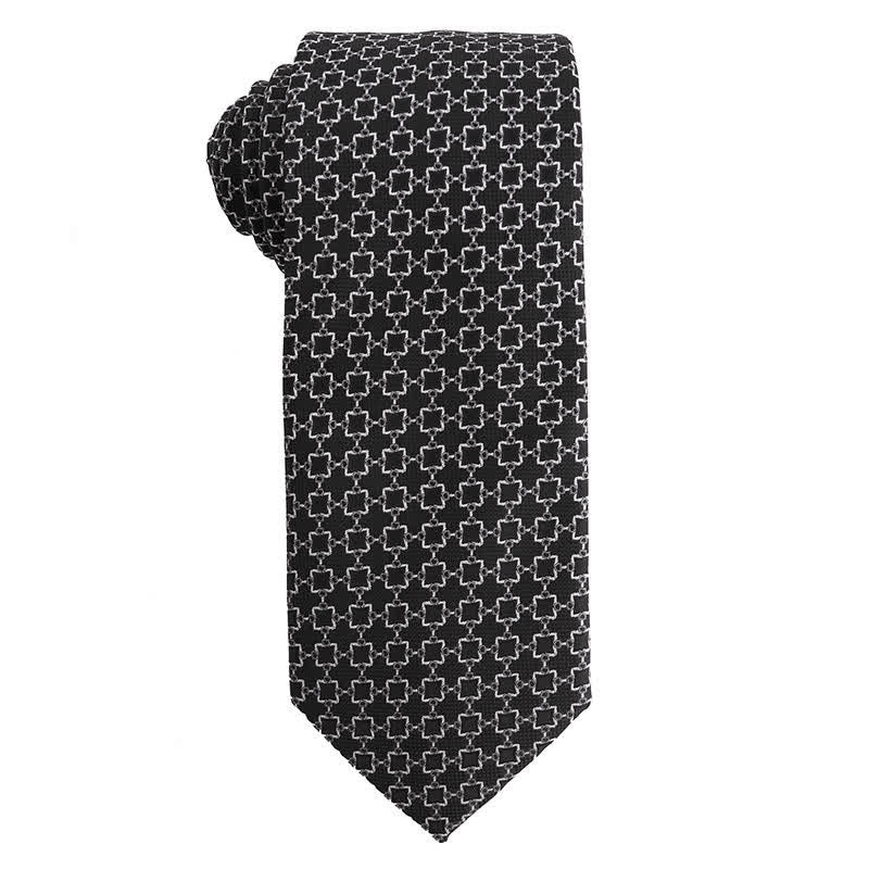 Herren Schwarz-Weiß Serie Abendkleid Accessoires Krawatte