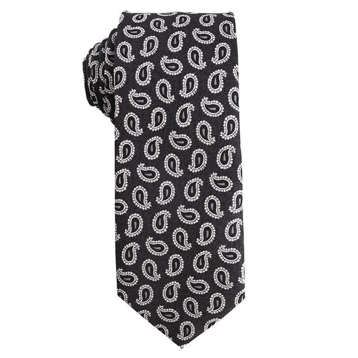 Herren Schwarz-Weiß Serie Abendkleid Accessoires Krawatte