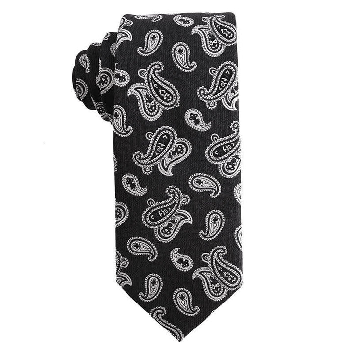 Herren Schwarz-Weiß Serie Abendkleid Accessoires Krawatte