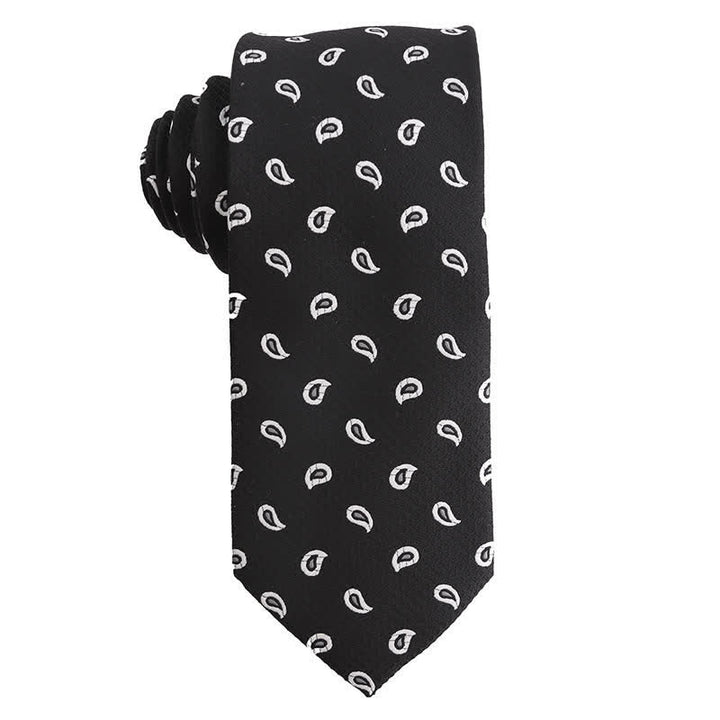 Herren Schwarz-Weiß Serie Abendkleid Accessoires Krawatte