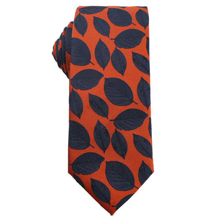 Herren Sommer Orange Serie Abendkleid Zubehör Krawatte
