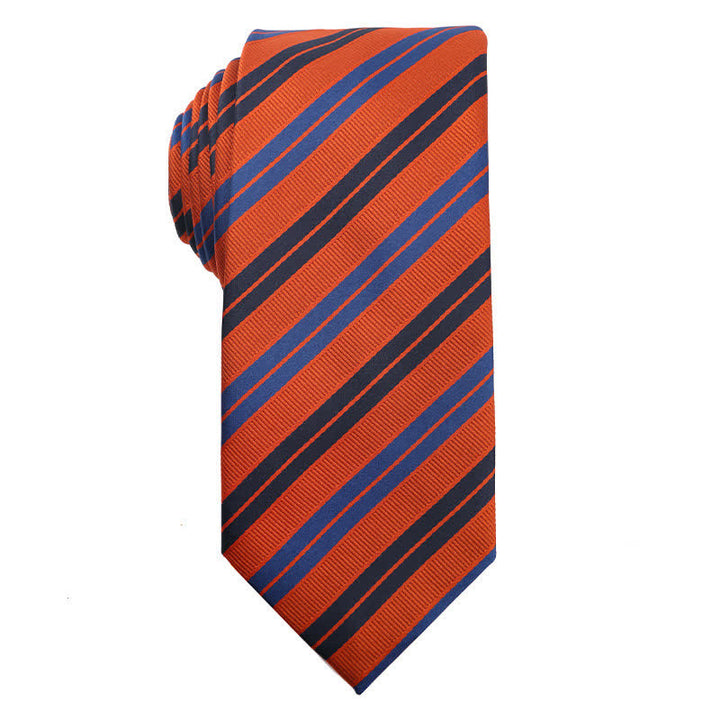 Herren Sommer Orange Serie Abendkleid Zubehör Krawatte
