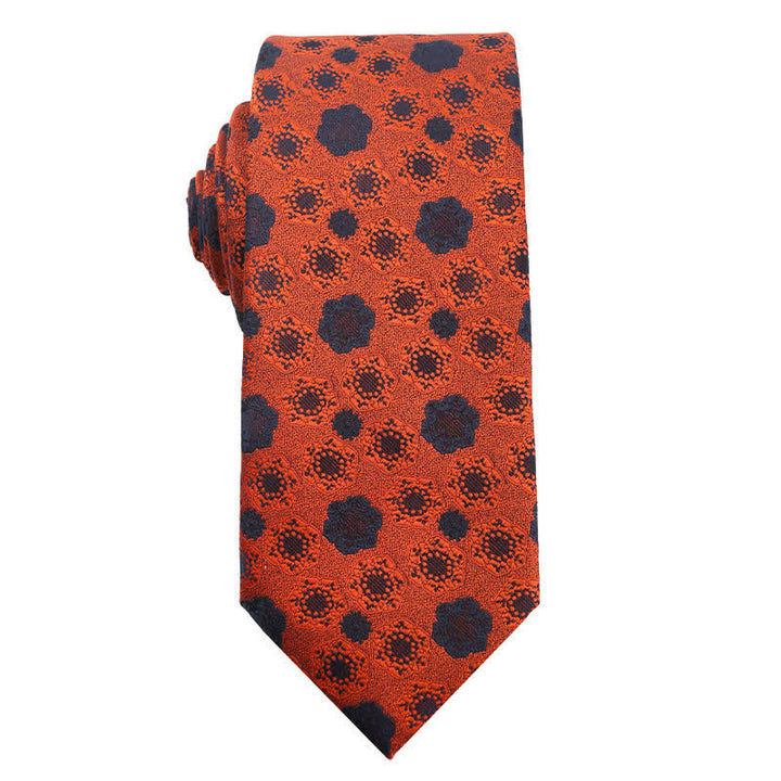 Herren Sommer Orange Serie Abendkleid Zubehör Krawatte