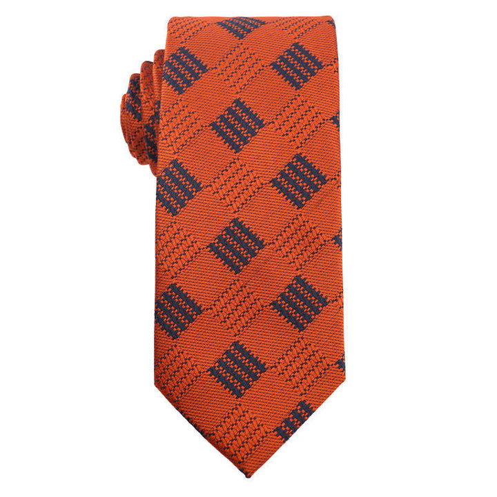 Herren Sommer Orange Serie Abendkleid Zubehör Krawatte