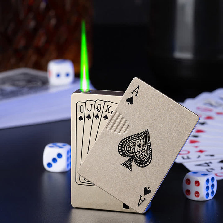 Pokerkarten Personalisierte Nachfüllbare Butan-Feuerzeug mit Individuellem Design