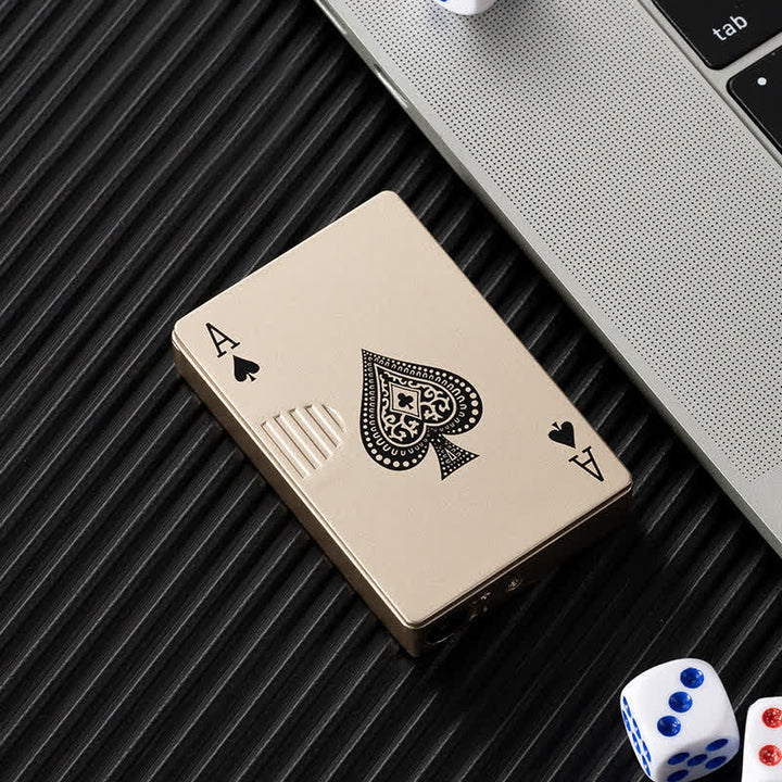 Pokerkarten Personalisierte Nachfüllbare Butan-Feuerzeug mit Individuellem Design