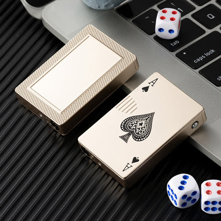 Pokerkarten Personalisierte Nachfüllbare Butan-Feuerzeug mit Individuellem Design