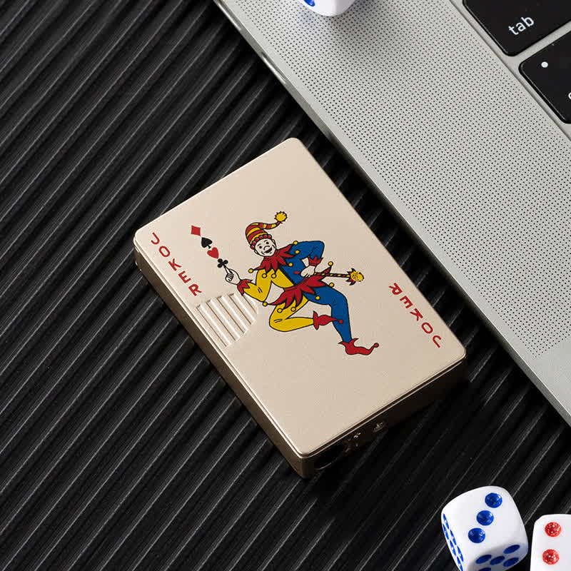 Pokerkarten Personalisierte Nachfüllbare Butan-Feuerzeug mit Individuellem Design