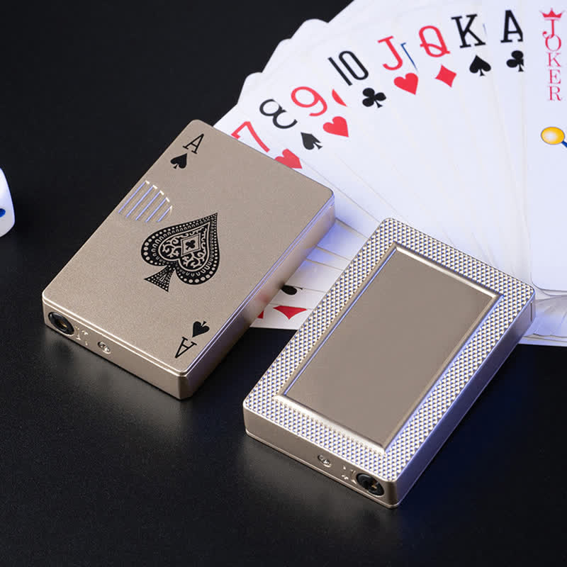 Pokerkarten Personalisierte Nachfüllbare Butan-Feuerzeug mit Individuellem Design