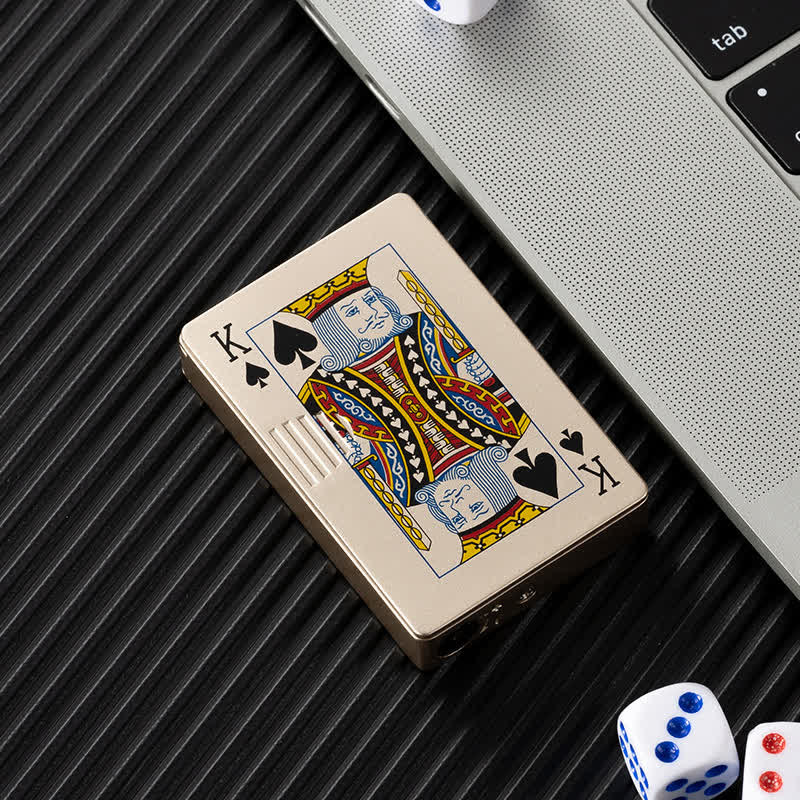 Pokerkarten Personalisierte Nachfüllbare Butan-Feuerzeug mit Individuellem Design