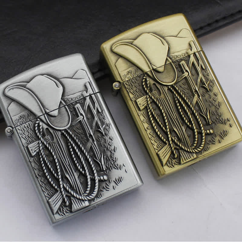 Western-Szene Cowboyhut Nachfüllbares Butan-Feuerzeug - image 3