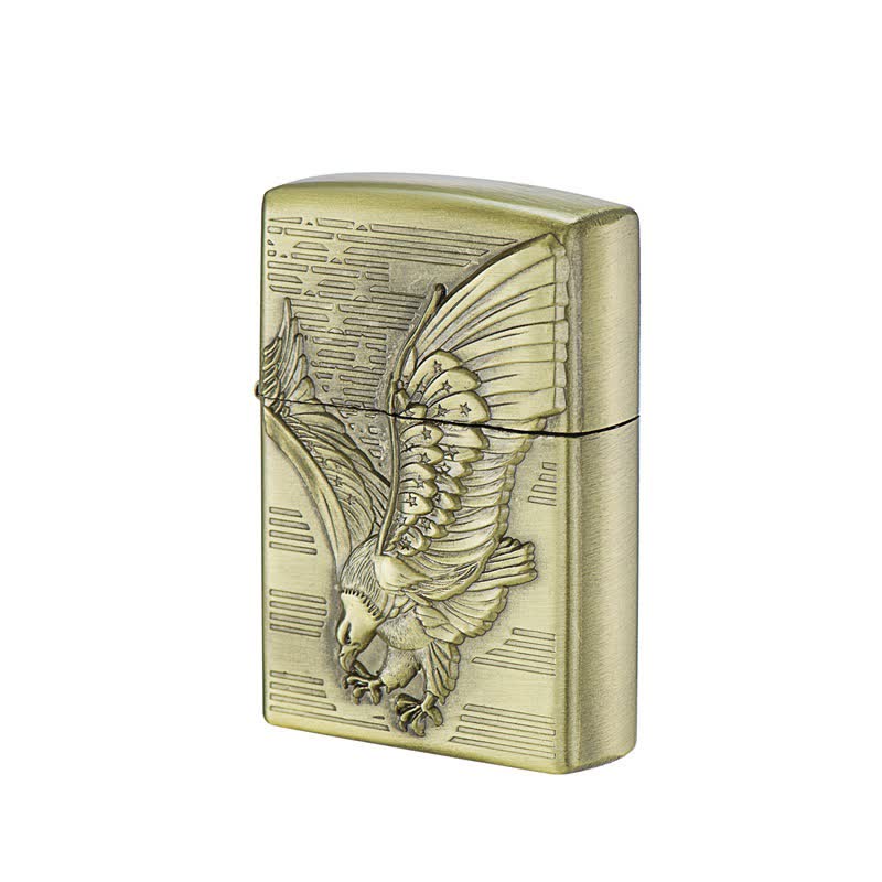 Soaring Eagle Bronze Nachfüllbares Petroleumfeuerzeug