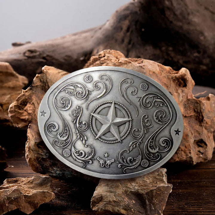 Herren DIY Western Star Kreativer Bierhalter Schnalle Ledergürtel