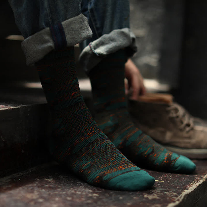 Crew-Socken aus Baumwolle in verschiedenen Farben im Freizeitstil