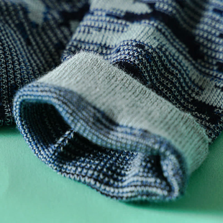 Crew-Socken aus Baumwolle in verschiedenen Farben im Freizeitstil