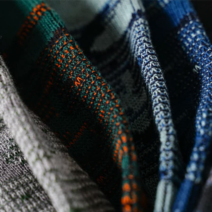 Crew-Socken aus Baumwolle in verschiedenen Farben im Freizeitstil