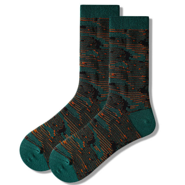 Crew-Socken aus Baumwolle in verschiedenen Farben im Freizeitstil