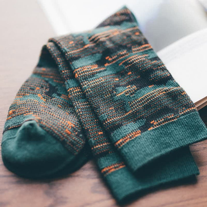 Crew-Socken aus Baumwolle in verschiedenen Farben im Freizeitstil