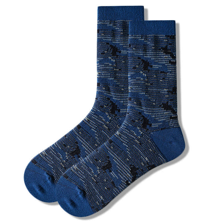 Crew-Socken aus Baumwolle in verschiedenen Farben im Freizeitstil