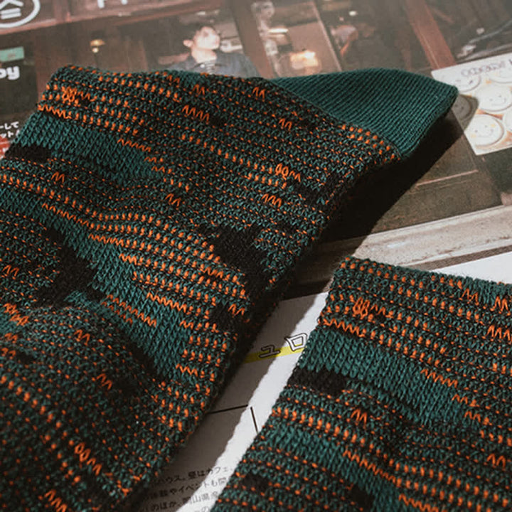 Crew-Socken aus Baumwolle in verschiedenen Farben im Freizeitstil
