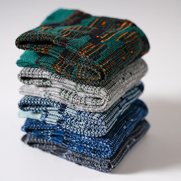 Crew-Socken aus Baumwolle in verschiedenen Farben im Freizeitstil
