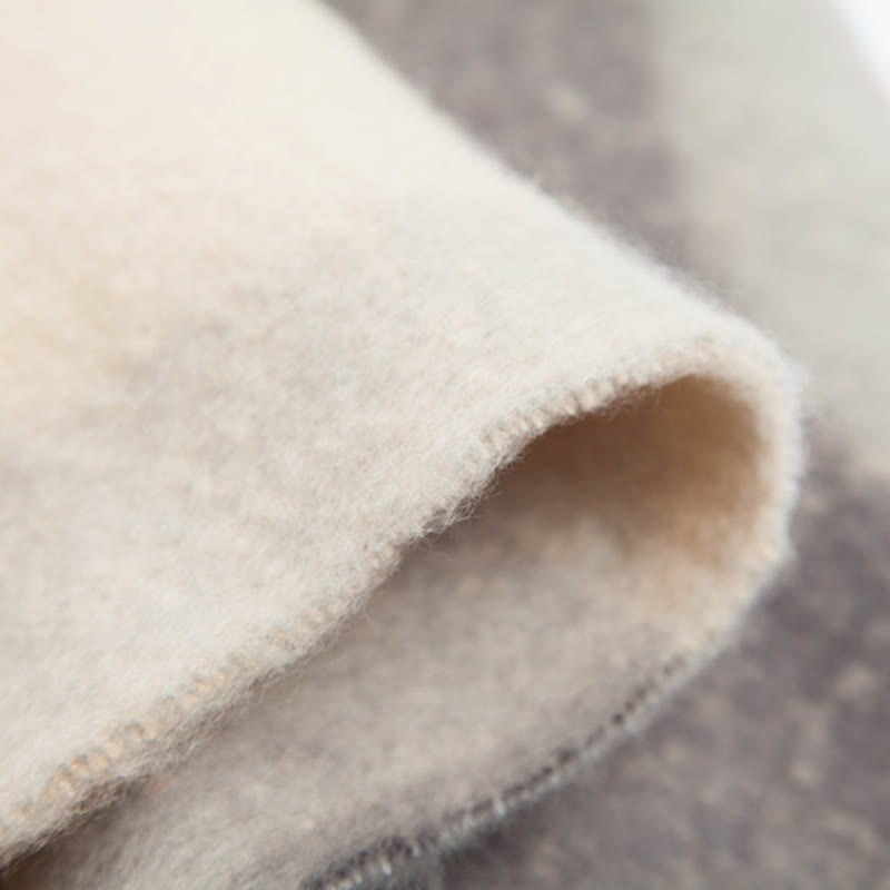 Unisex Schal mit Quastenmuster und abstraktem Muster