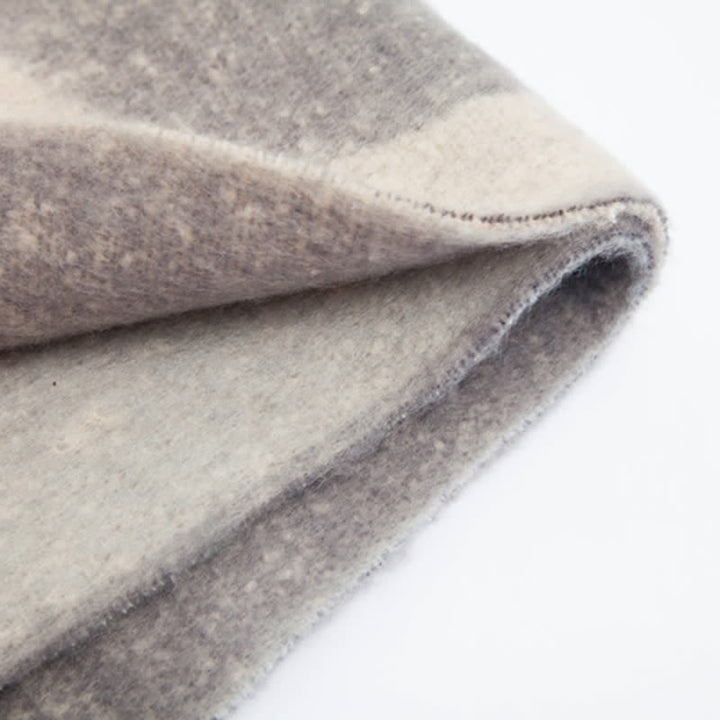 Unisex Schal mit Quastenmuster und abstraktem Muster