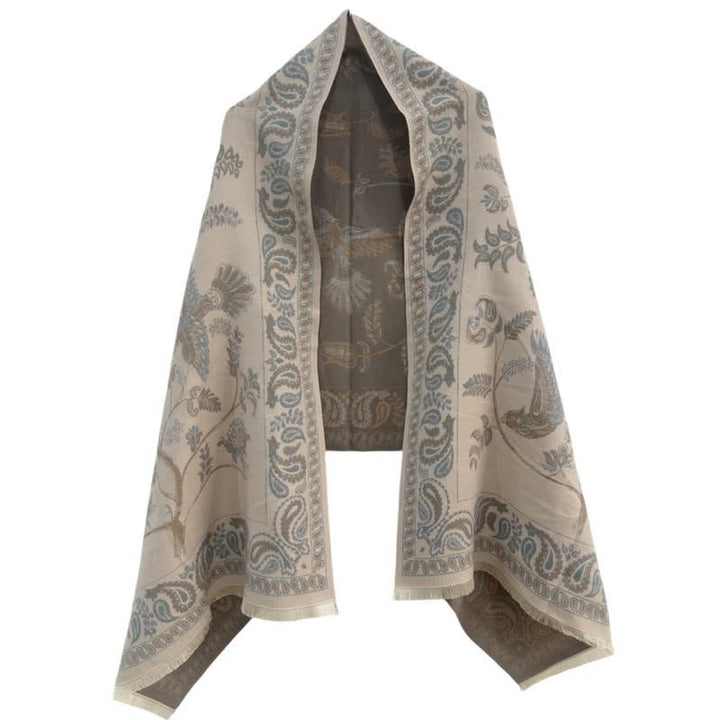 Unisex Elegance Paisley Muster mit fliegenden Vögeln Schal