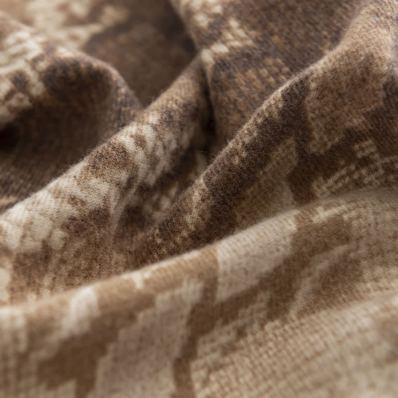 Schicker Streetstyle-Schal mit Schlangenhaut-Print für Damen