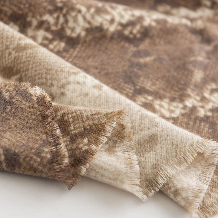 Schicker Streetstyle-Schal mit Schlangenhaut-Print für Damen