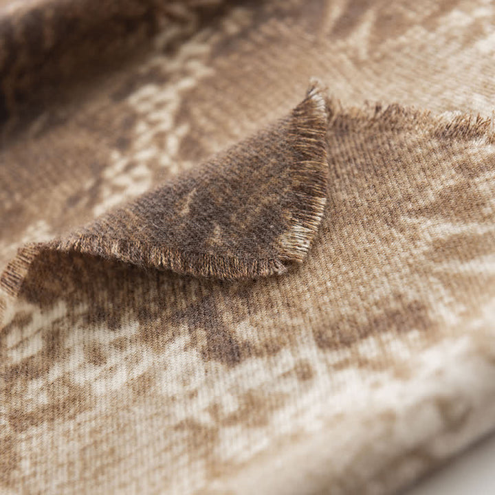 Schicker Streetstyle-Schal mit Schlangenhaut-Print für Damen