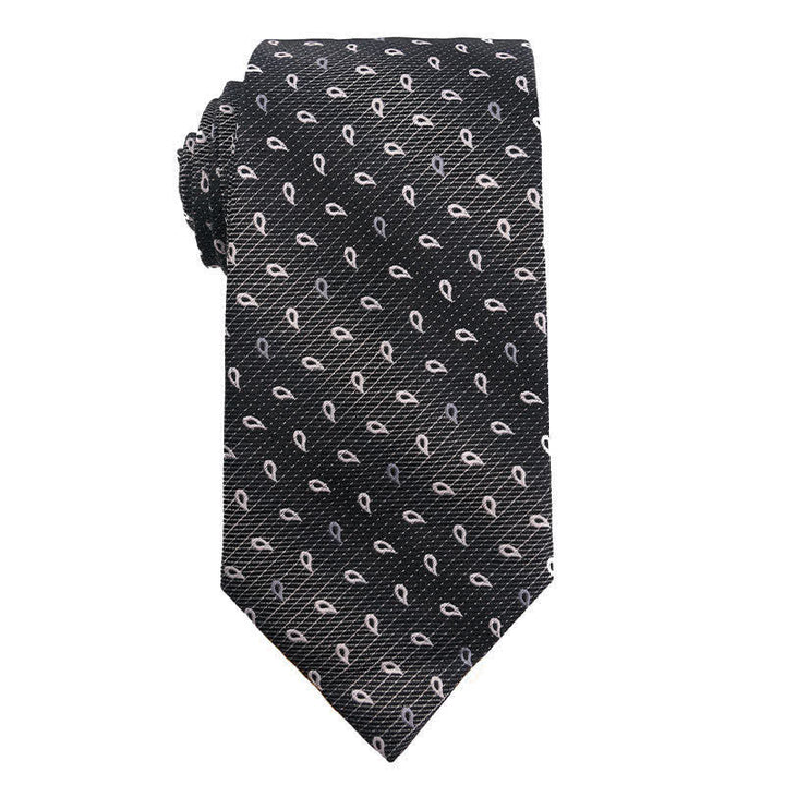 Bunte Krawatte für Herren im Paisley-Muster, Polka Dots-Serie, Vintage-Stil