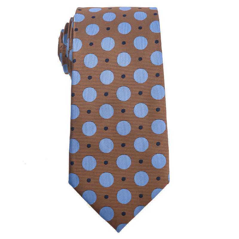 Bunte Krawatte für Herren im Paisley-Muster, Polka Dots-Serie, Vintage-Stil