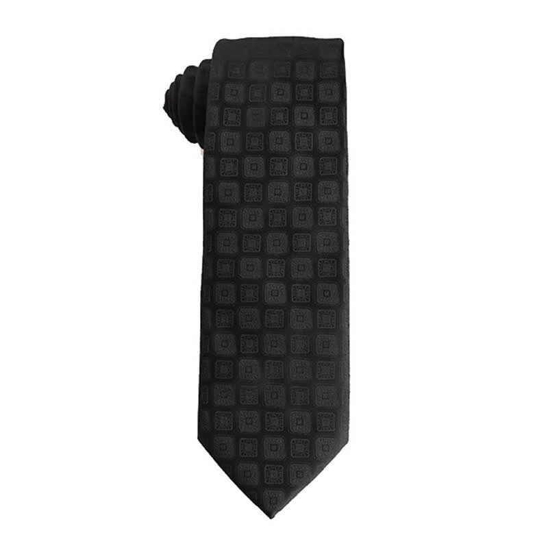 Formelle Business-Krawatte „Noble Black Series“ für Herren